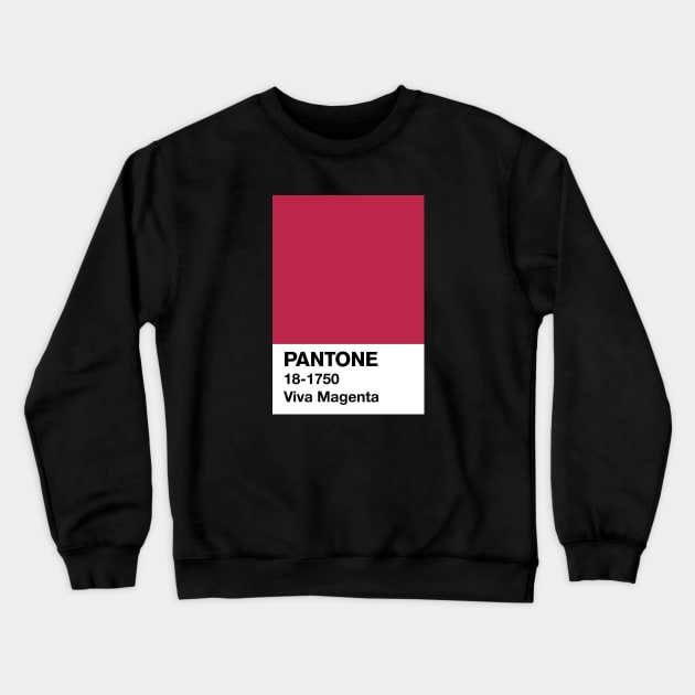 Viva Magenta - Color of the Year 2023 - PANTONE 18-1750 Crewneck Sweatshirt by entrykill